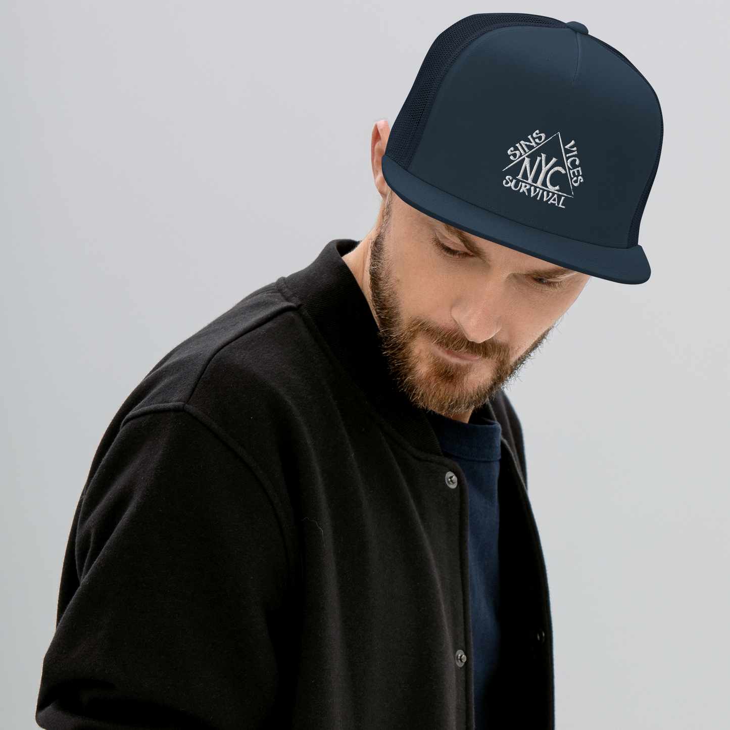 SNV Origins Trucker Cap navy Front