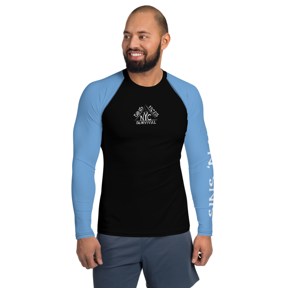 Blue Belt Pride Rash Guard