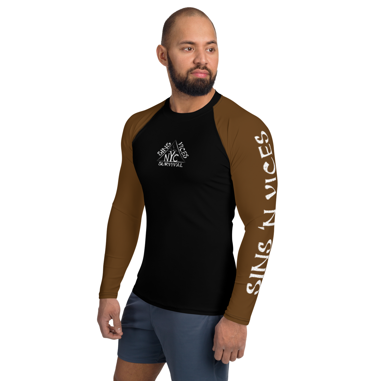 Brown Belt Pride Rash Guard
