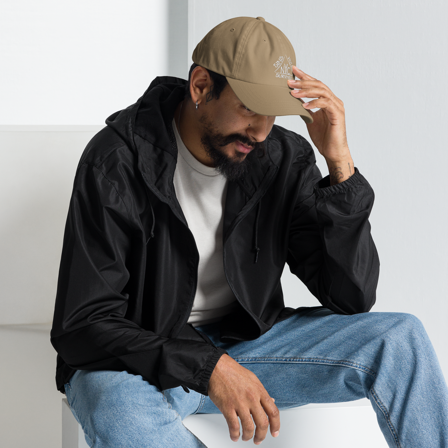 classic dad hat khaki right side