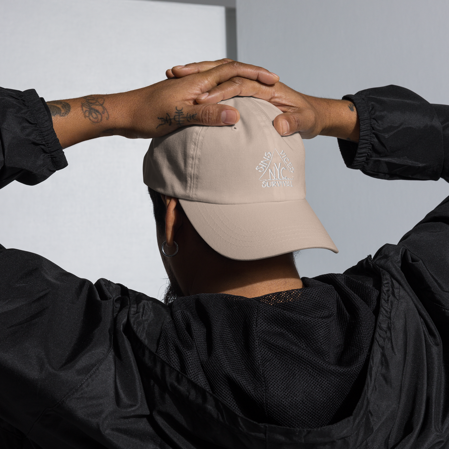 classic dad hat stone front