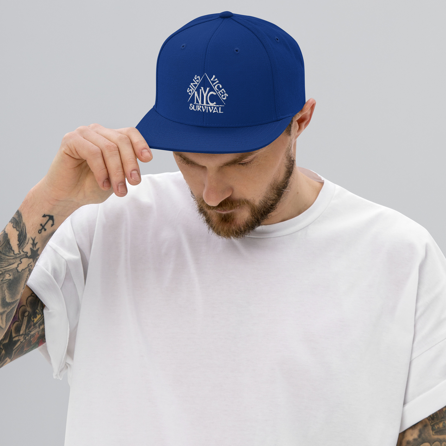Origins SNV Snapback Royal Blue Front