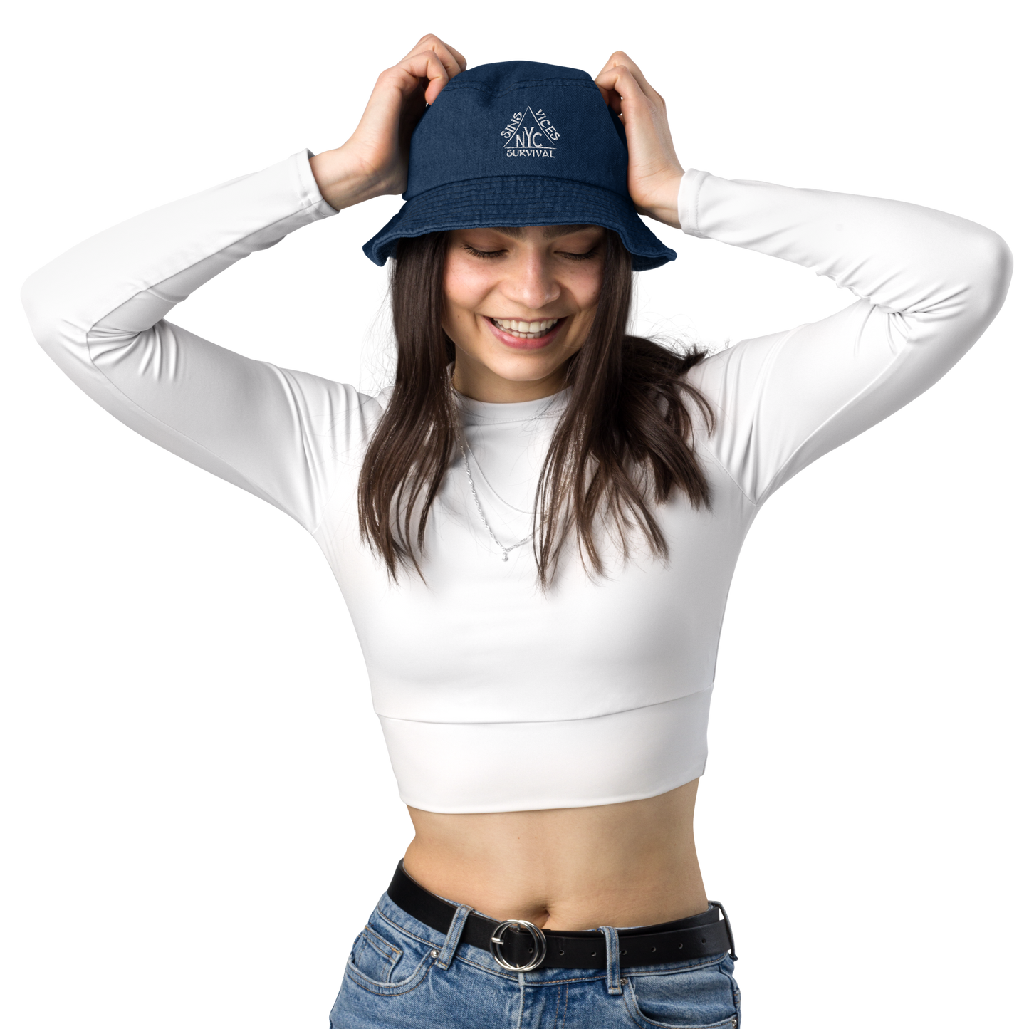 Blue SNV Denim bucket hat