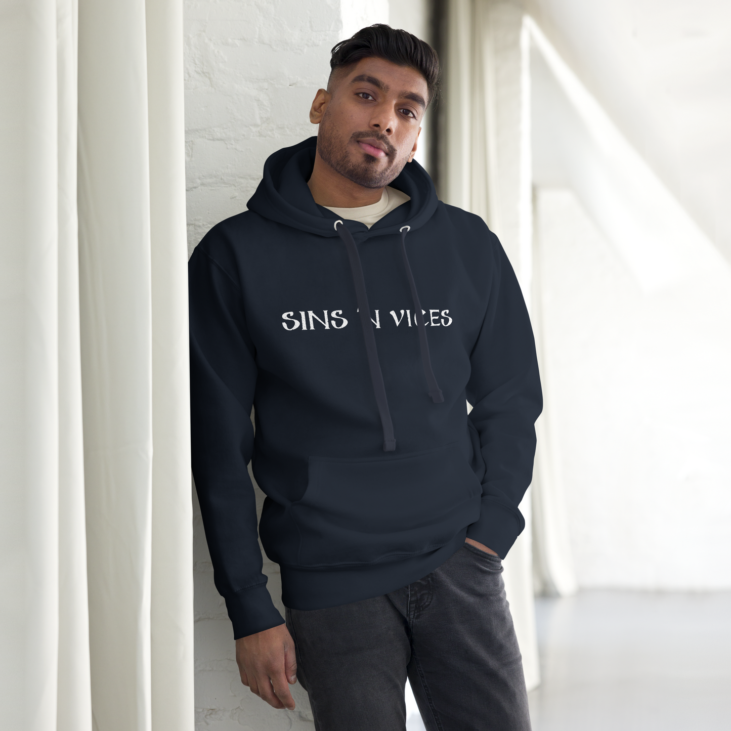 SNV Unisex Hoodie Navy Blazer Front