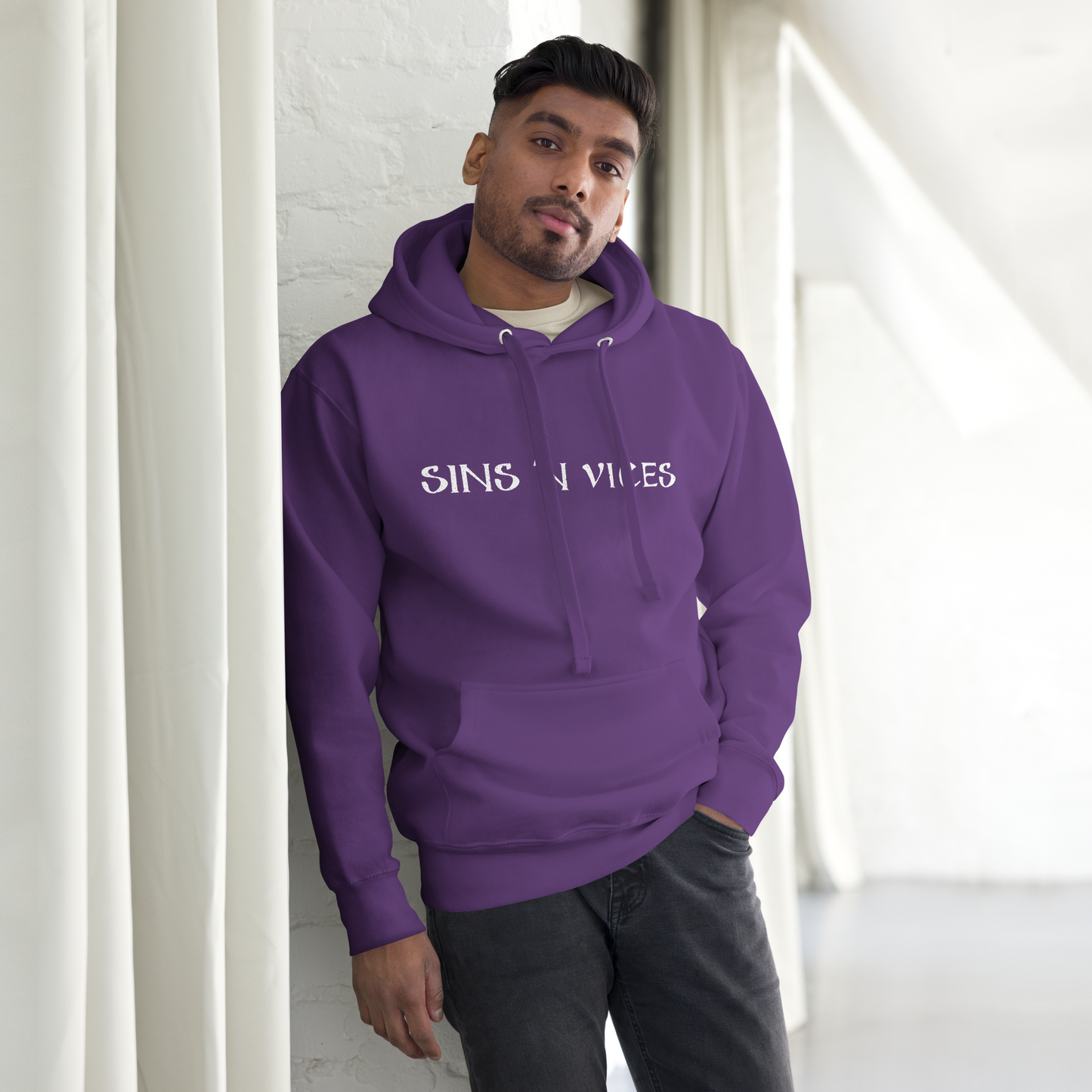 SNV Unisex Hoodie Purple Front