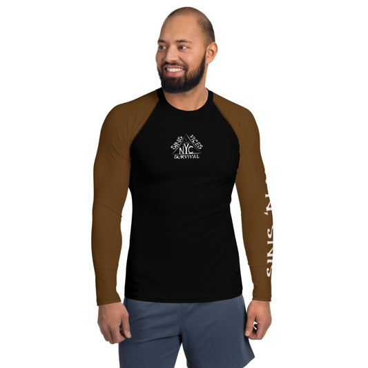 Brown Belt Pride Rash Guard