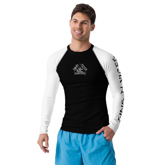 White Belt Pride Rash Guard