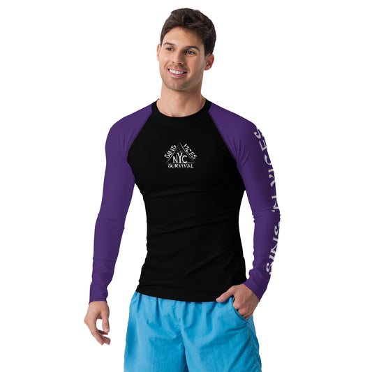 Purple Belt Pride Rash Guard