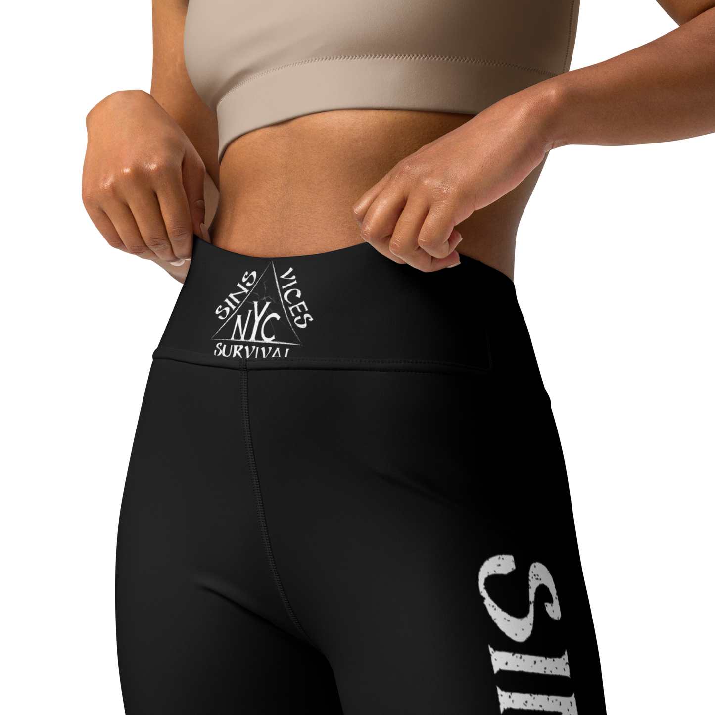 SNV Yoga Leggings black Front