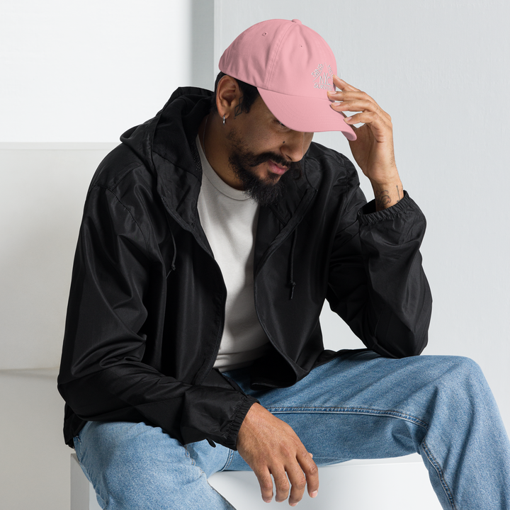 classic dad hat pink right side