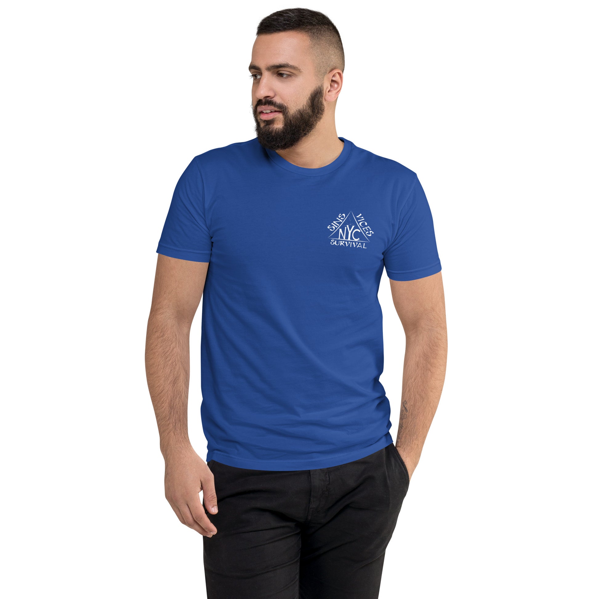 Royal SNV Fitted Short Sleeve T-shirt Front